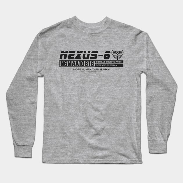 Nexus 6 Long Sleeve T-Shirt by Anthonny_Astros